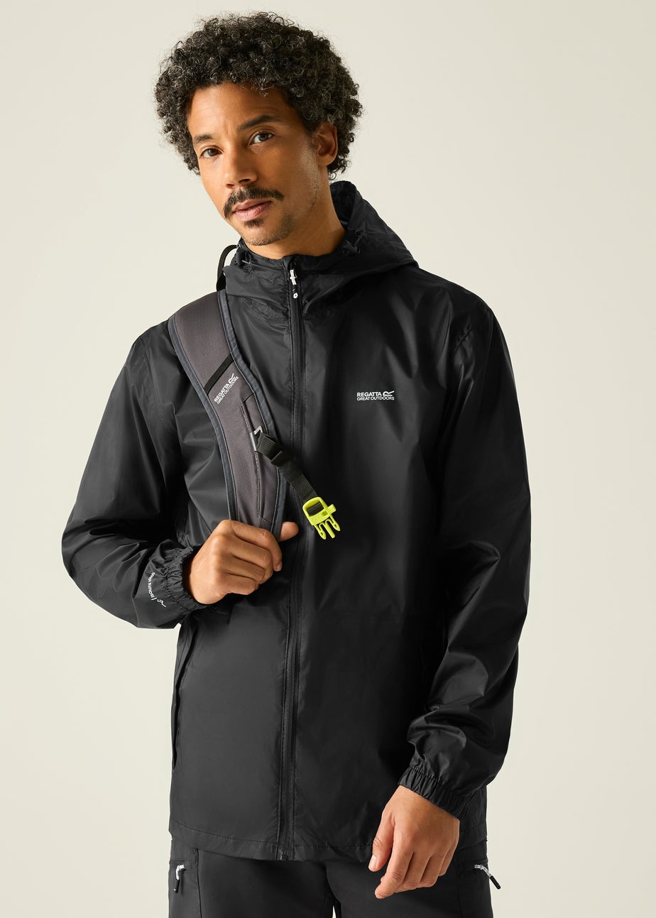 Regatta Black Pack It III Waterproof Breathable Isolite Jacket