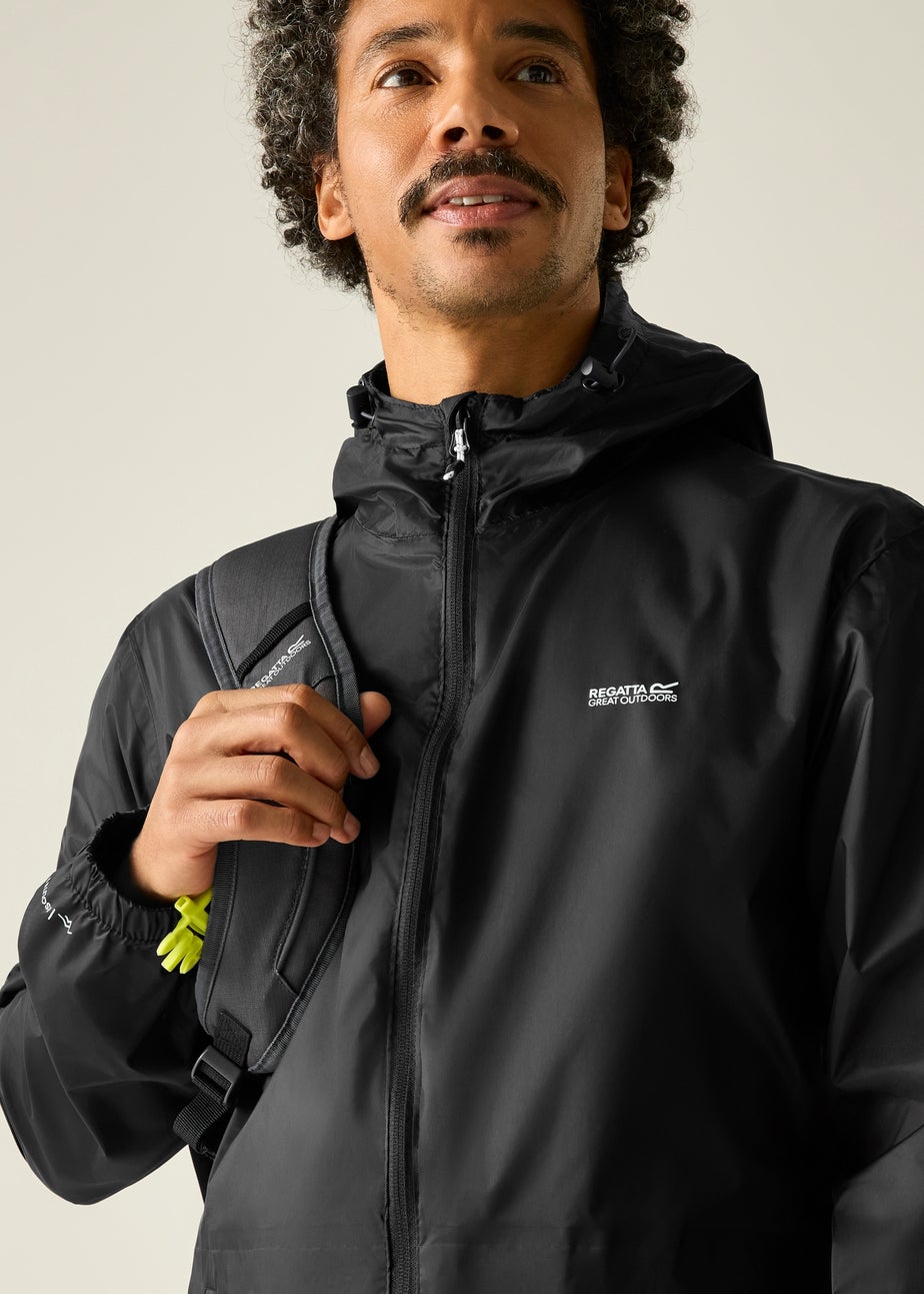 Regatta Black Pack It III Waterproof Breathable Isolite Jacket