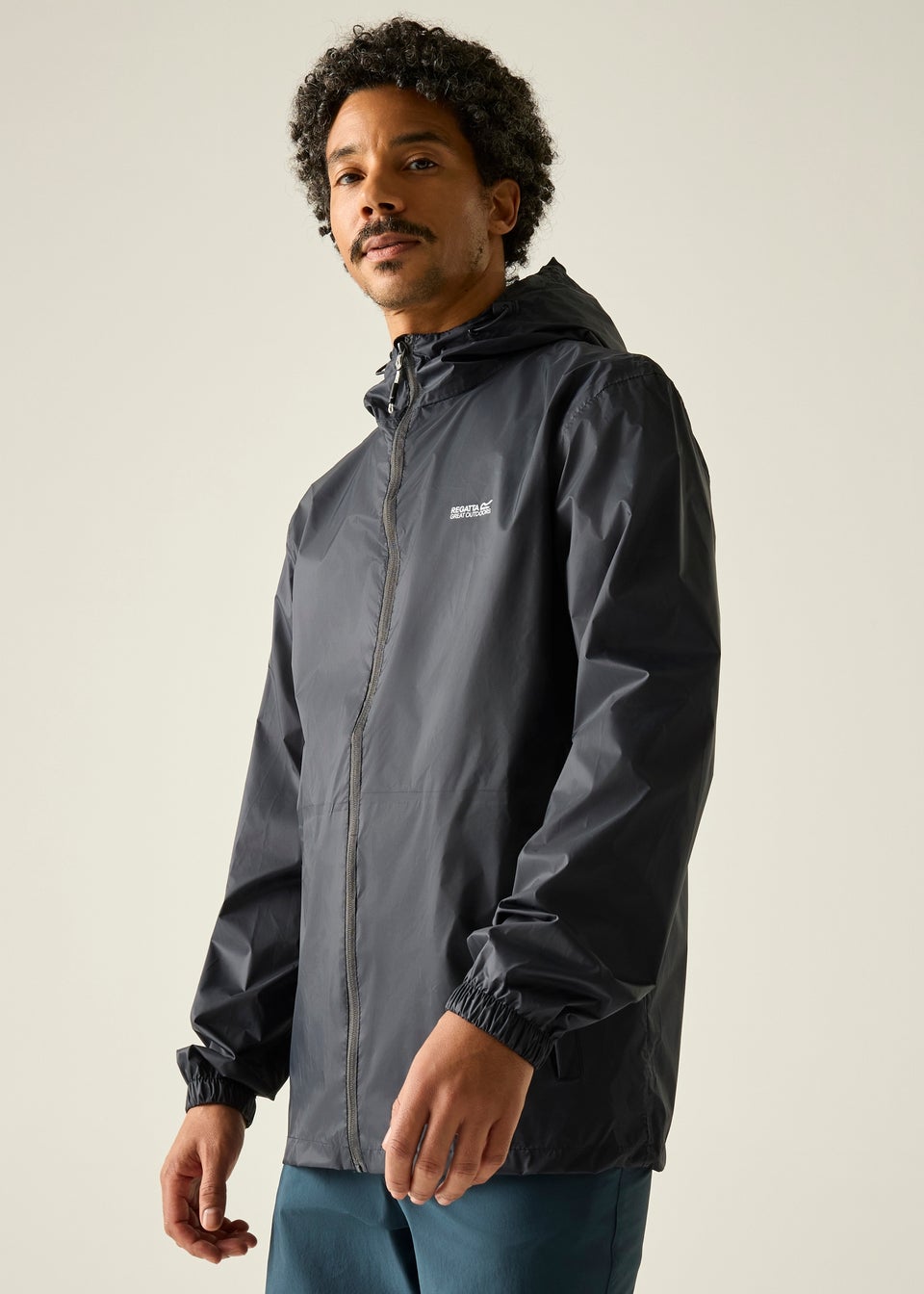 Regatta Seal Grey Pack-It III Waterproof, Breathable Jacket