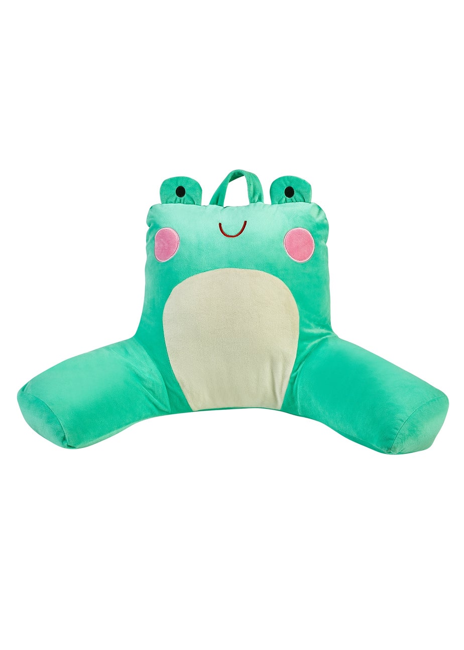 Catherine Lansfield Green Kids Fran the Frog Cuddle Cushion Back Rest