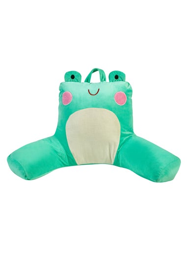 Catherine Lansfield Green Kids Fran the Frog Cuddle Cushion Back Rest