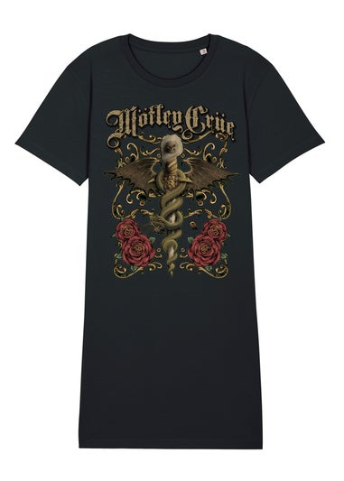 Motley Crue Dagger Black Music Nightdress