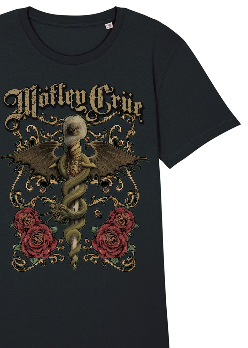 Motley Crue Dagger Black Music Nightdress