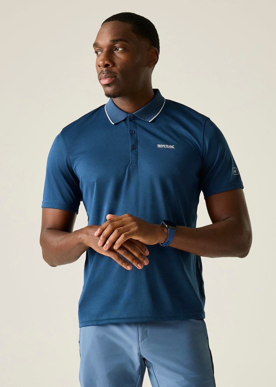 Regatta Moonlight Denim Maverik V Quick Dry T Shirt