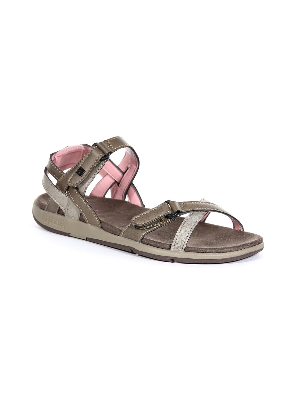 Regatta Walnut Mellowrose Santa Cruz EVA Cushioned Sandals