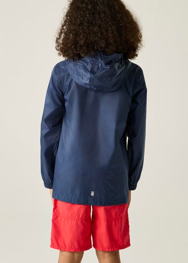 Regatta Dark Blue Kids Pack-It III Waterproof Breathable Isolite Jacket (3-16 Years)