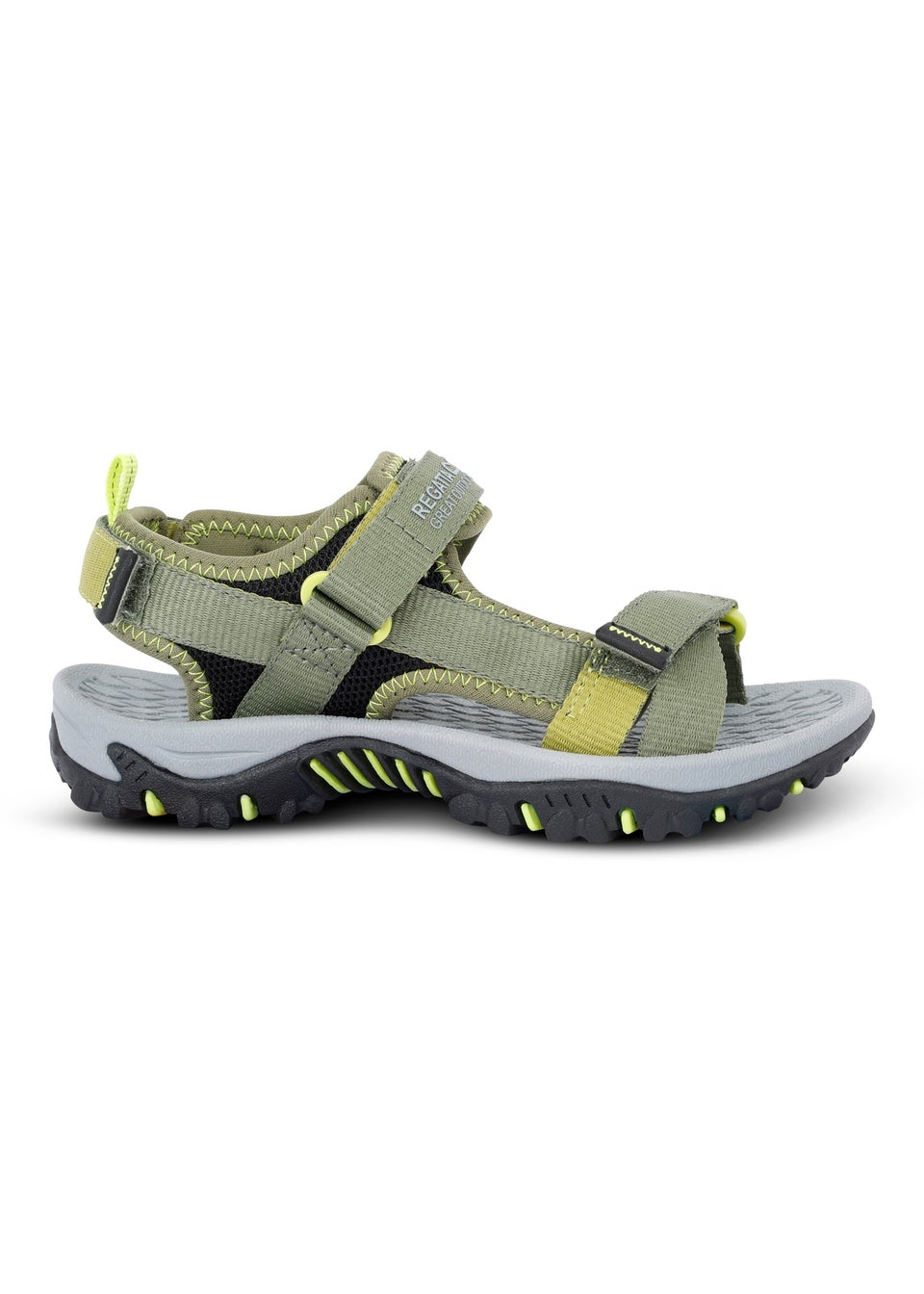 Regatta Nephrite Green Wild Lime Kids Blaze Sandals