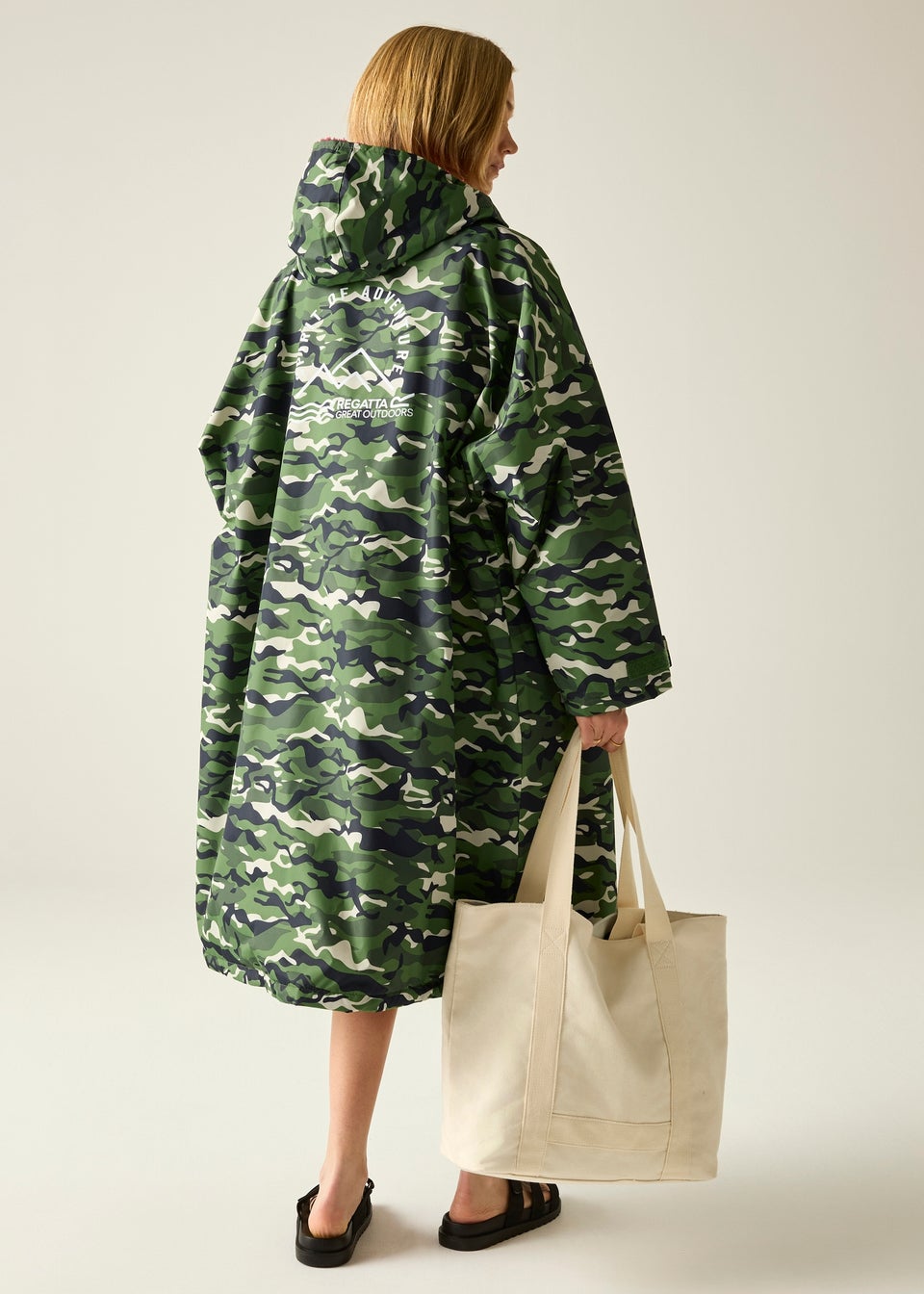 Regatta Cactus Camouflage Changing Waterproof Hydrofort Robe