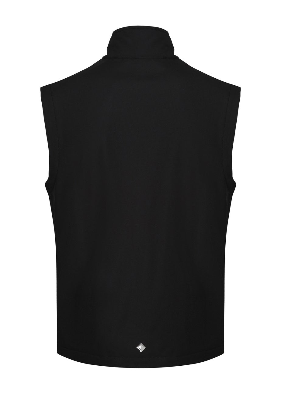 Regatta Black Bradwell III Water Repellent Softshell Bodywarmer