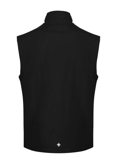 Regatta Black Bradwell III Water Repellent Softshell Bodywarmer