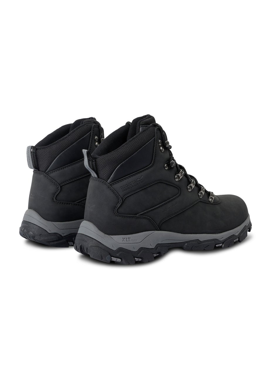 Regatta Black Holcombe Classic Waterproof Breathable Isotex Walking Boots