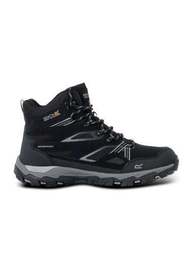 Regatta Black Granit Holcombe III Waterproof Breathable Isotex Walking Boots