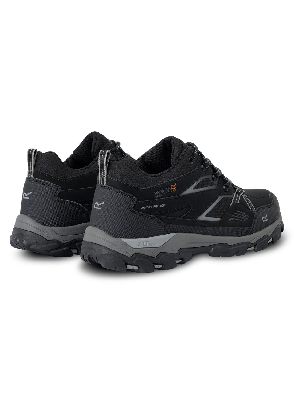 Regatta Black Granite Holcombe Low III Waterproof Breathable Isotex Walking Shoes