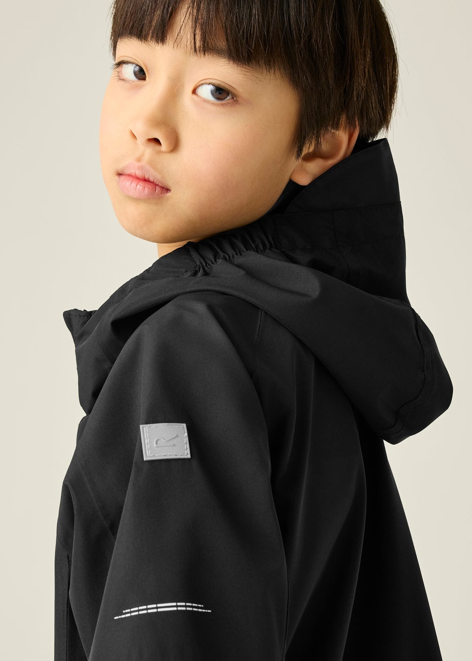 Regatta Black Kids Junior Calderdale III Waterproof Breathable Isotex Jacket (3-16 yrs)