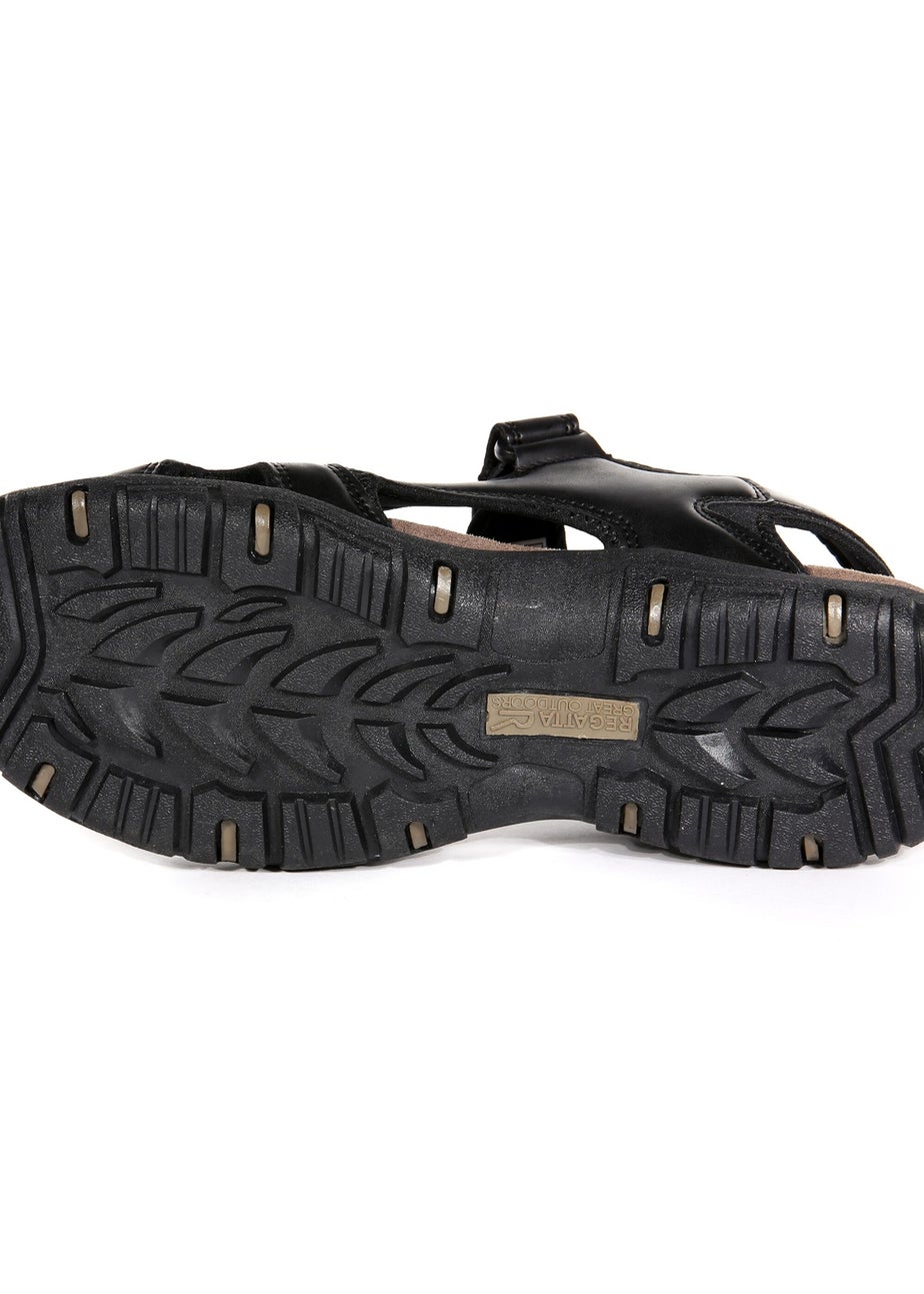 Regatta Black Haris Lightweight, Cushioned Sandals