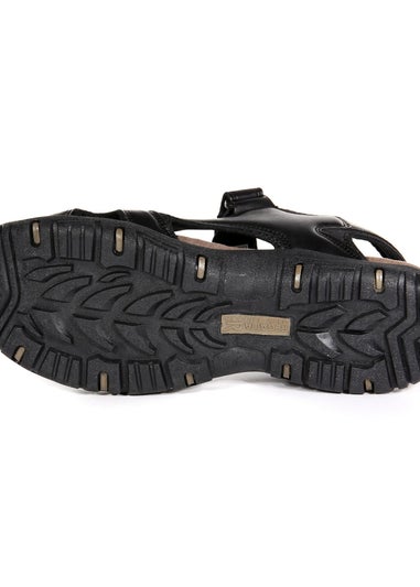 Regatta Black Haris Lightweight, Cushioned Sandals