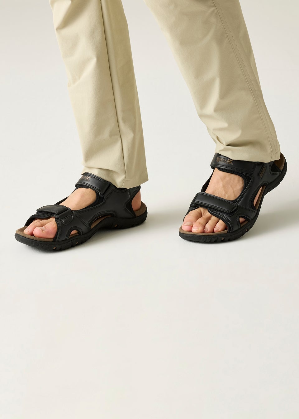 Regatta Black Haris Lightweight, Cushioned Sandals