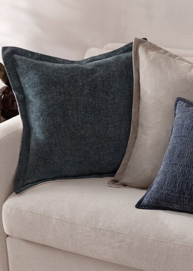 Yard Dune Chenille Grey Cushion (50 x 50 x 8 cm)
