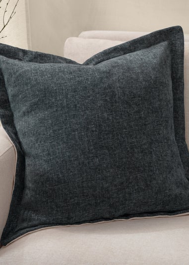 Yard Dune Chenille Grey Cushion (50 x 50 x 8 cm)