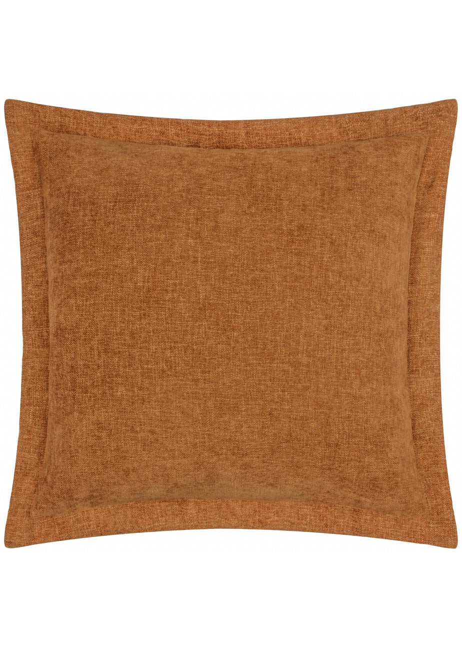 Yard Dune Chenille Rust Cushion (50 x 50 x 8 cm)