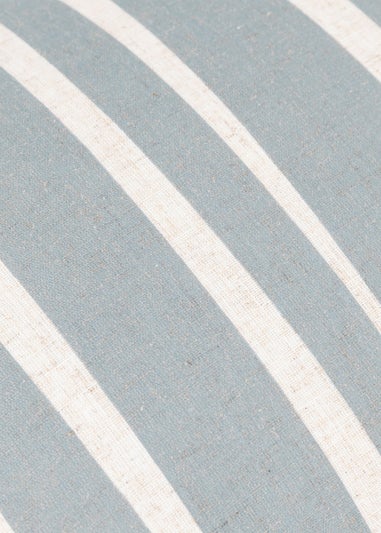 Furn Carmon Stripe Ruffle Blue Cushion (40 x 60 x 8 cm)