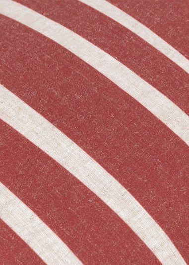 Furn Carmon Stripe Ruffle Red Cushion (40 x 60 x 8 cm)