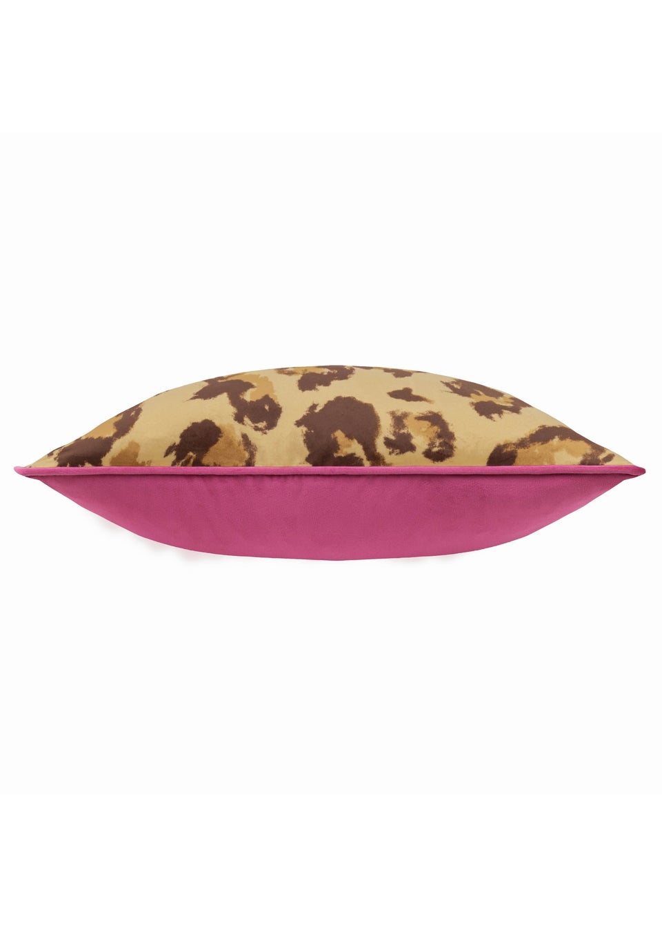Furn True Leopard Piped Velvet Mutli Cushion (43 x 43 x 8 cm)