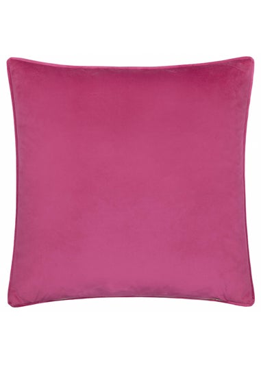 Furn True Leopard Piped Velvet Mutli Cushion (43 x 43 x 8 cm)