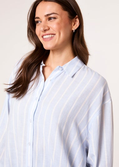 Blue Vanilla Blue Oversized Shirt