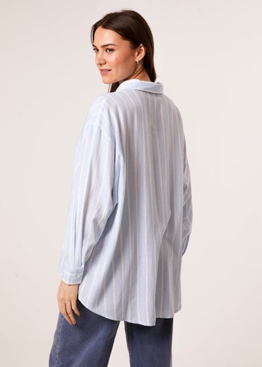 Blue Vanilla Blue Oversized Shirt