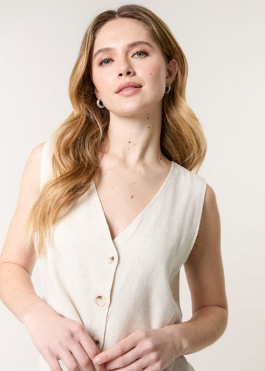 Blue Vanilla Stone Waistcoat and Trouser Set