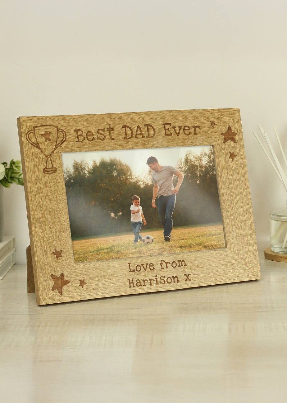Personalised Memento Company Clear Simply The Best 6x4 Photo Frame