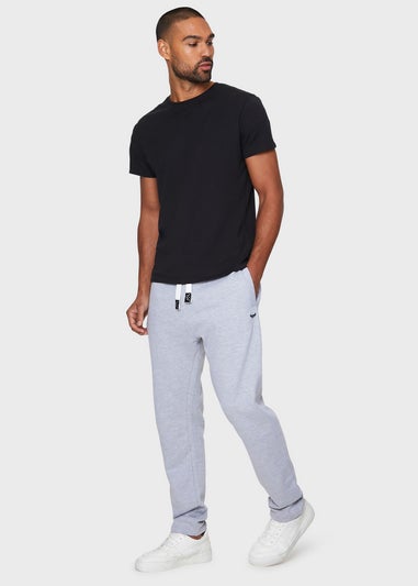 Threadbare Light Grey Straight Leg Joggers