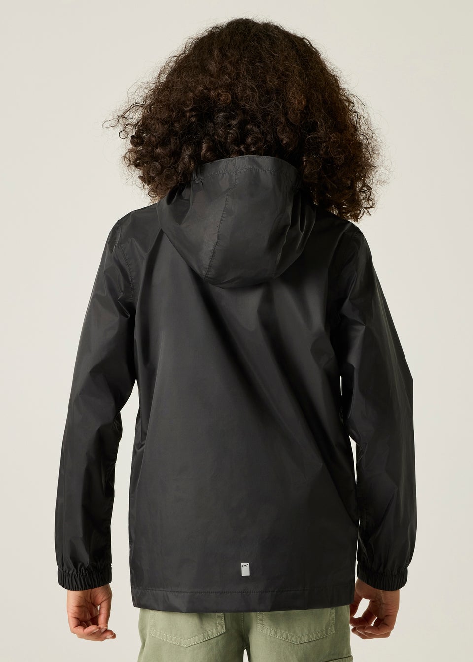 Regatta Black Kids Pack-It III Waterproof Breathable Isolite Jacket (3-16 Years)