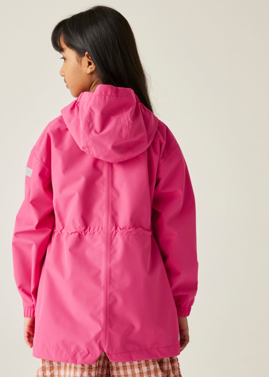 Regatta Candy Pop Stripe Kids Ballina Waterproof Breathable Isotex Jacket (3-16 Years)