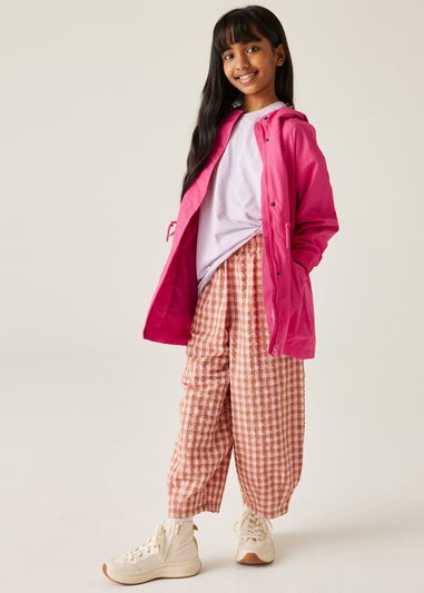 Regatta Candy Pop Stripe Kids Ballina Waterproof Breathable Isotex Jacket (3-16 Years)