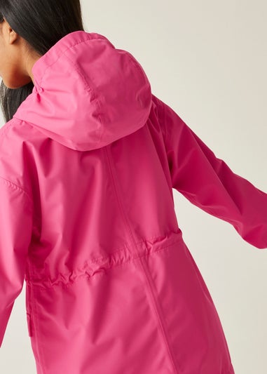 Regatta Candy Pop Stripe Kids Ballina Waterproof Breathable Isotex Jacket (3-16 Years)