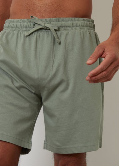 Threadbare Grey 2 Pack Cotton Blend Lounge Shorts