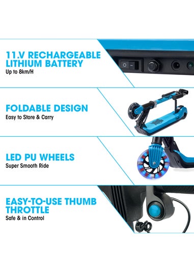 Xootz Elements Blue Electric Scooter