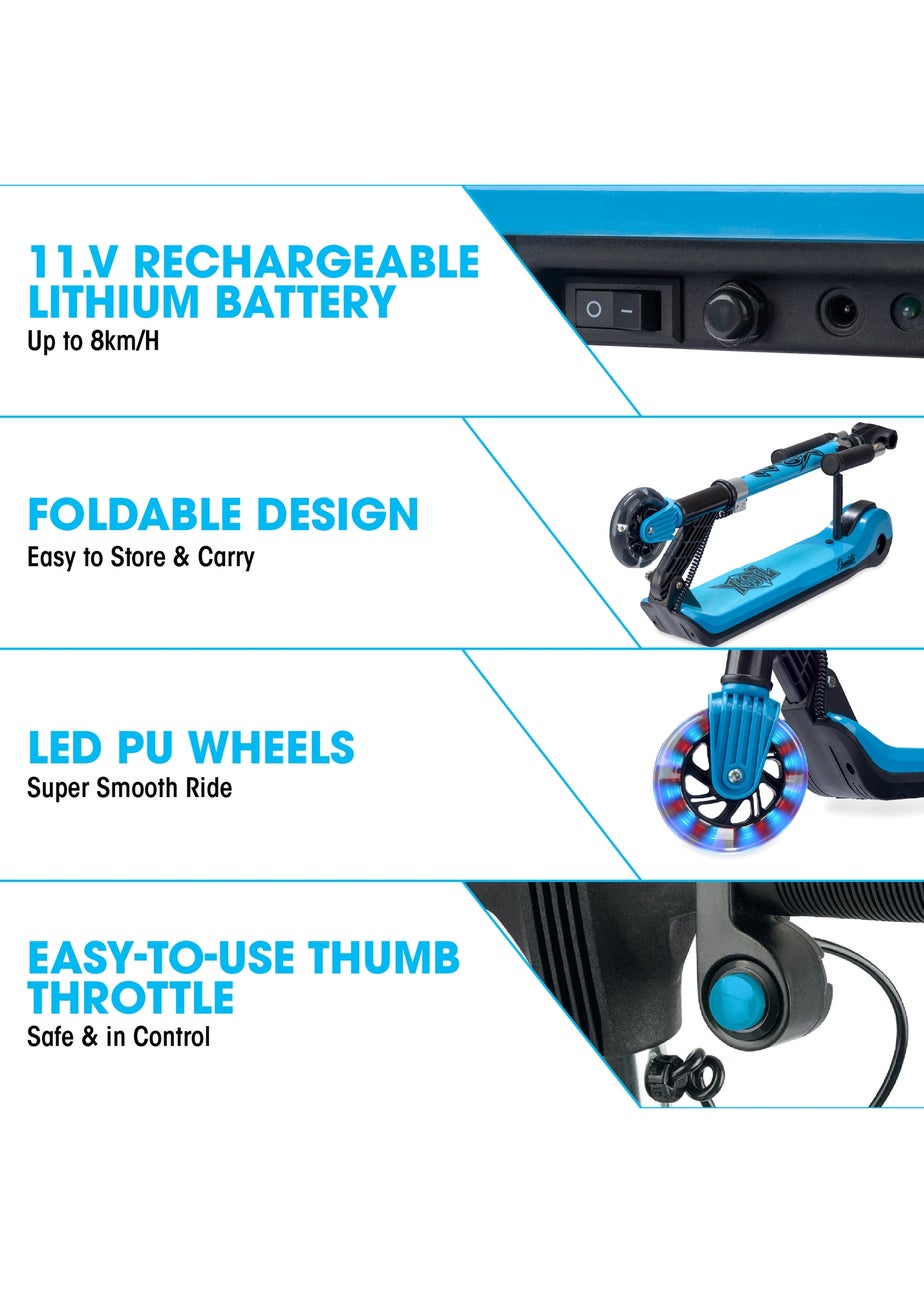 Xootz Elements Blue Electric Scooter