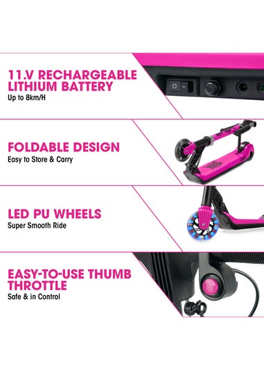 Xootz Elements Pink Electric Scooter