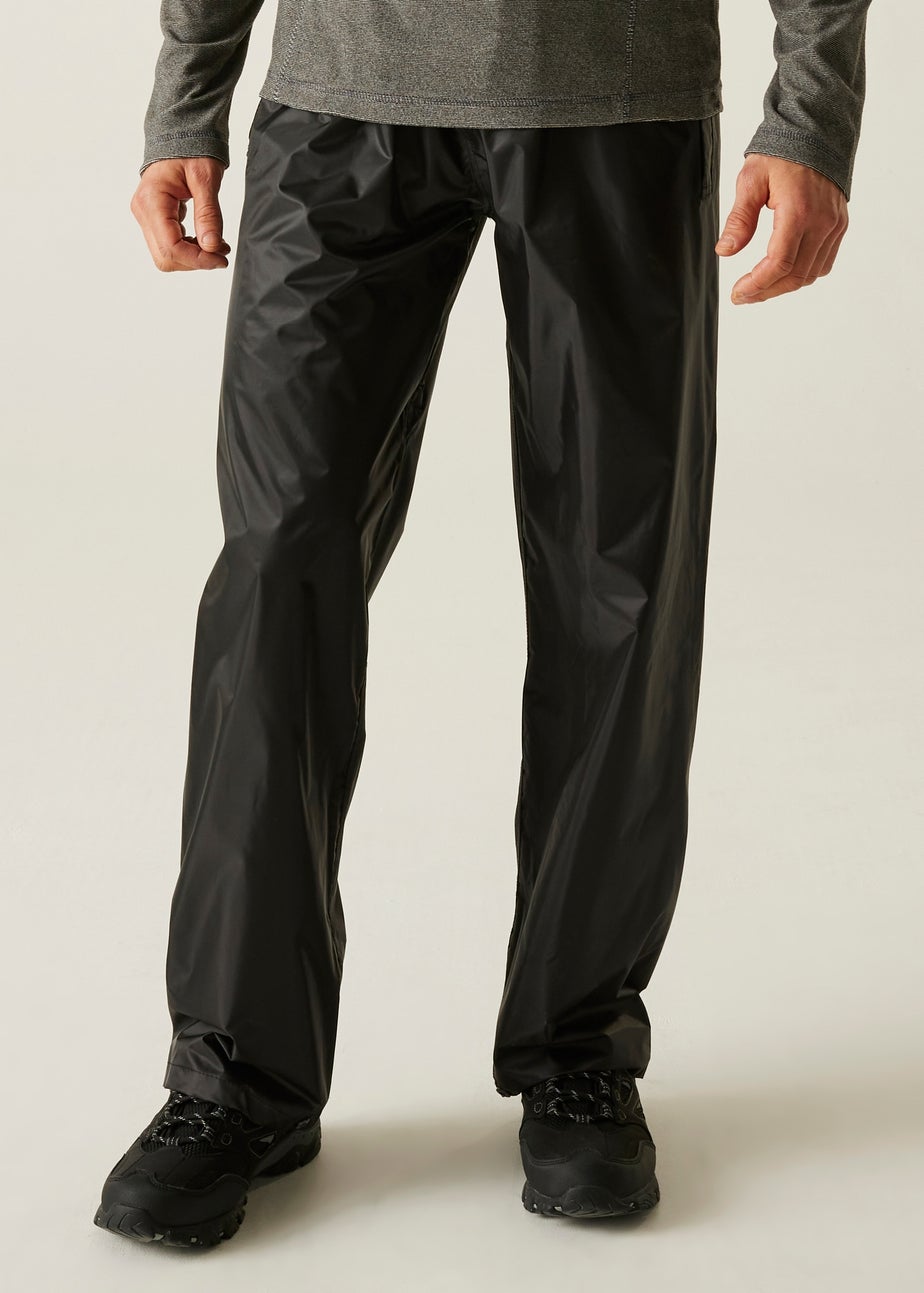 Regatta Black Adult Stormbreak Waterproof Hydrofort Overtrousers