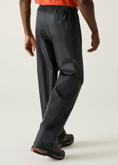 Regatta Black Stormbreak Waterproof with Hydrafort Technology Overtrousers