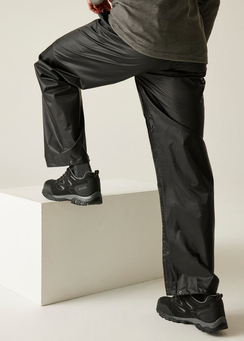 Regatta Black Adult Stormbreak Waterproof Hydrofort Overtrousers