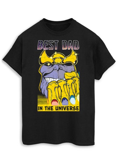 Marvel Universe Best Dad Black T Shirt