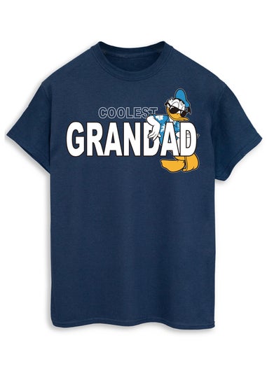 Disney Donald Duck Coolest Grandad Navy T Shirt