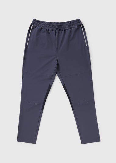 Navy Woven Co Ord Jogging Bottoms