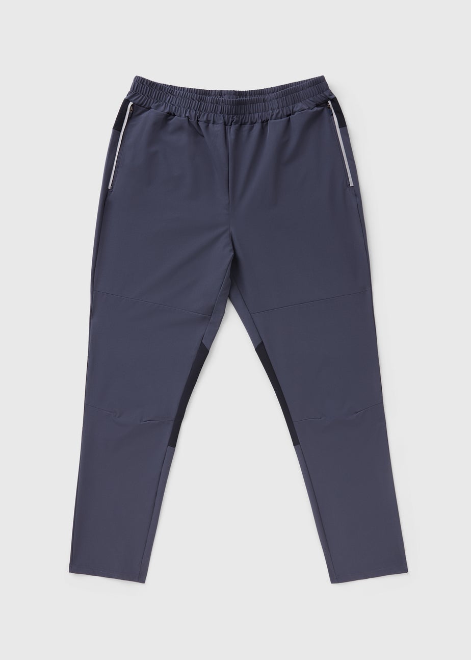 Navy Woven Co Ord Jogging Bottoms