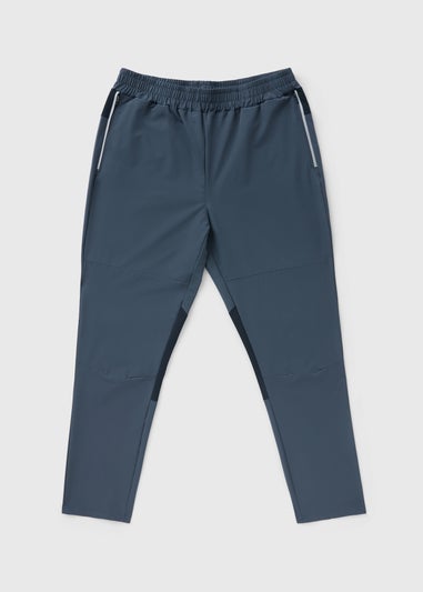 Navy Woven Co Ord Jogging Bottoms