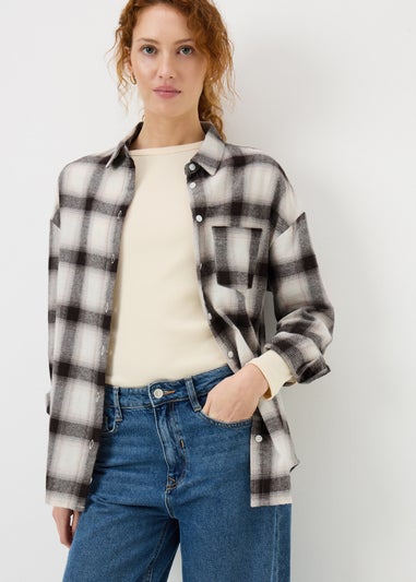 Brown Check Shirt